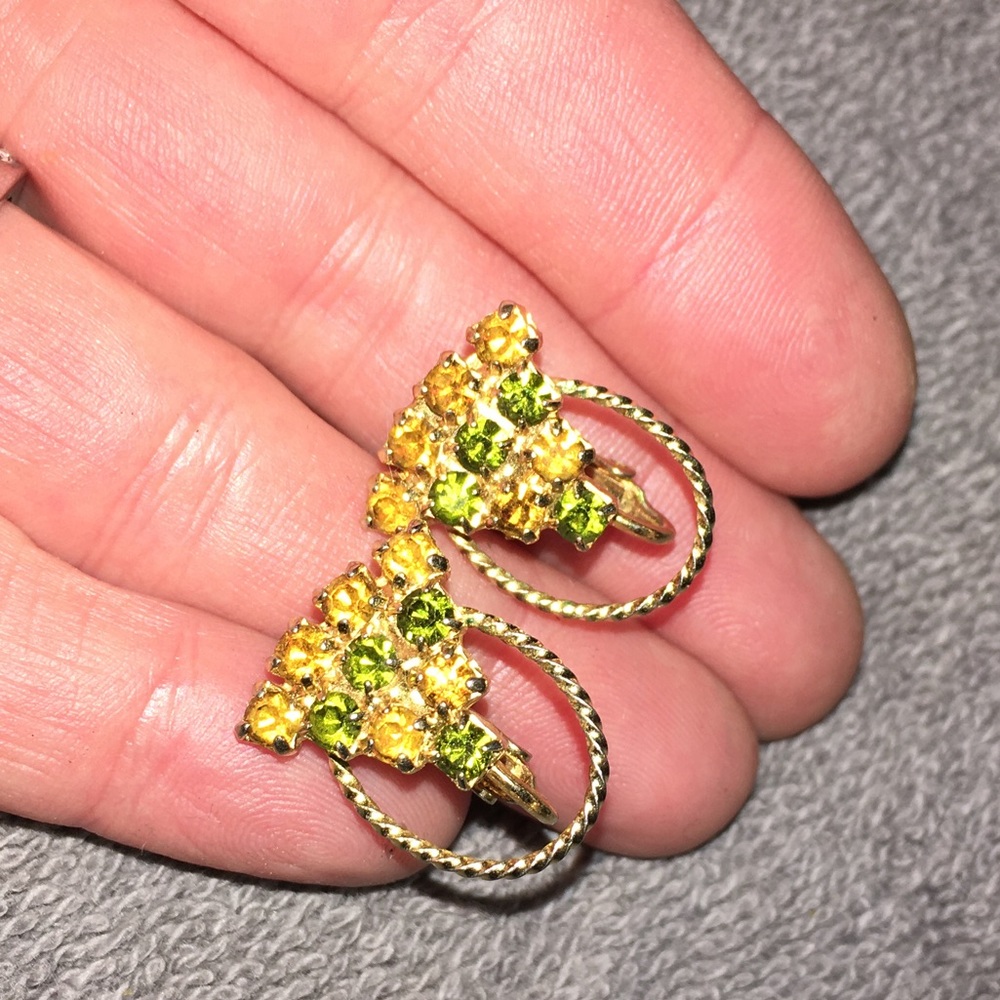 Christmas Rhinestone Earrings